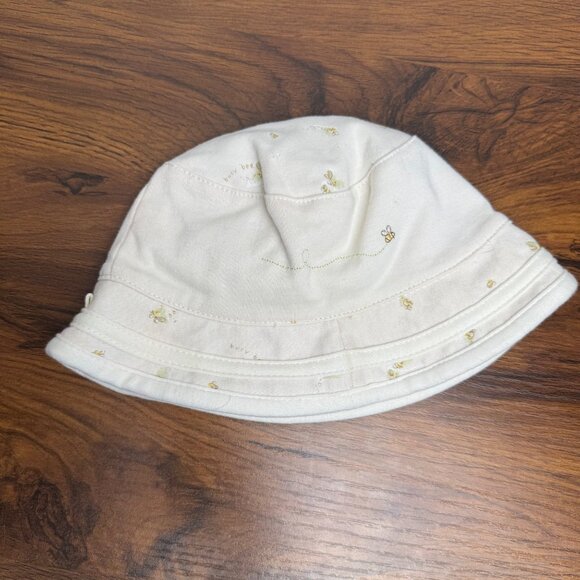 Vintage Classic Winnie the Pooh Cream Unisex Baby Bucket Hat - Picture 3 of 6